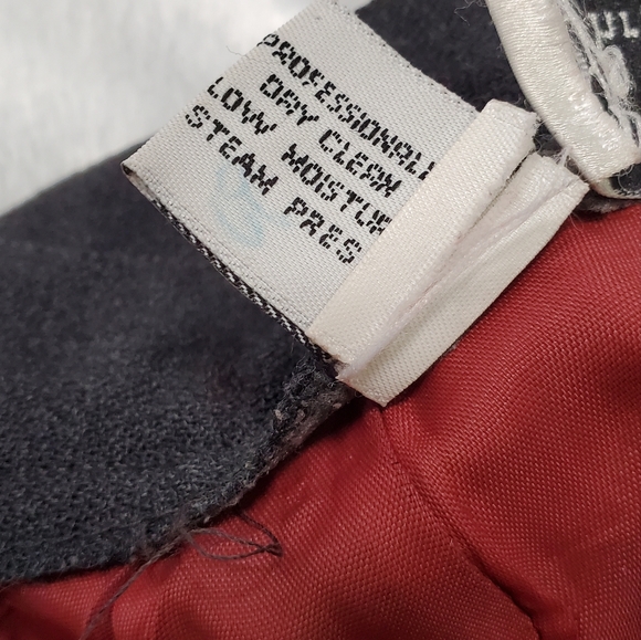 Vintage Christian Dior 100% Wool Gray Skirt sz 10 - Picture 7 of 14